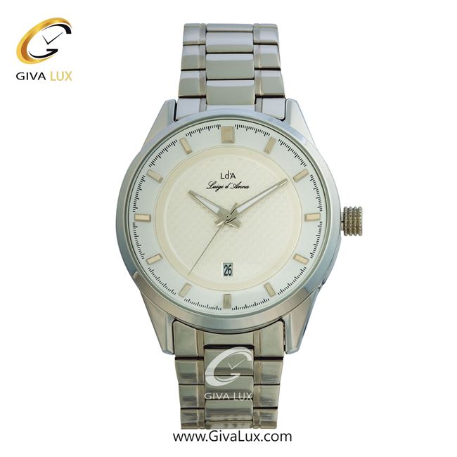 ساعت مچی اورجینال مردانه LdA نقره ای | نقره ای| سفید| کد رفرنس 2381